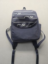 Vineyard Vines X Target Diaper Bag Backpack Changing Pad Navy Blue Whale Line