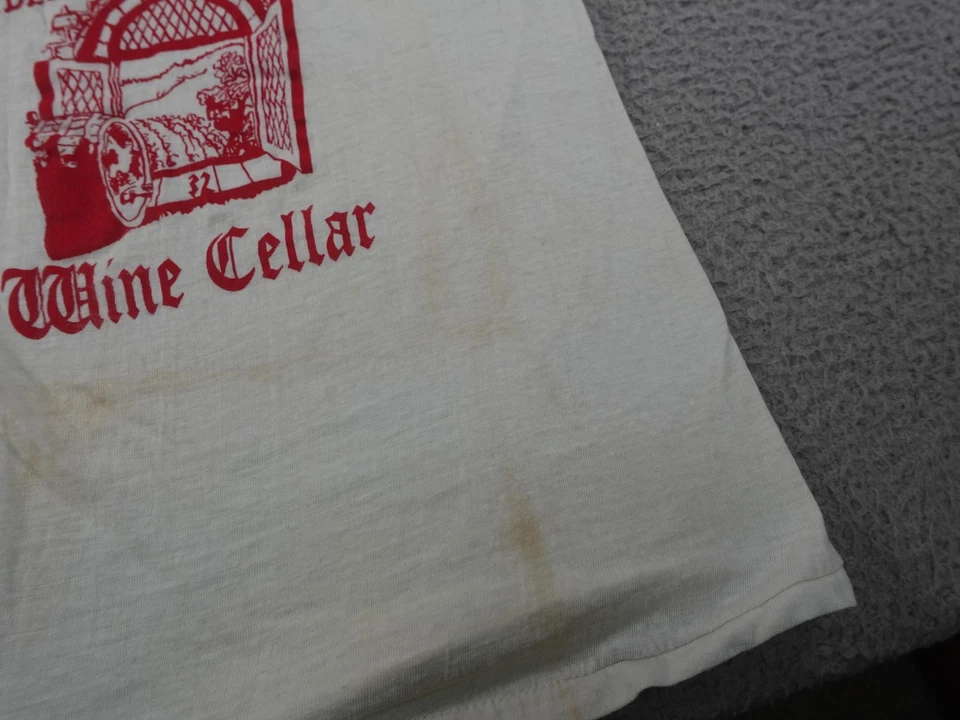 Camisa De Colección Hi Way Licores Niños Pequeña Blanca Timbre Frederick MD 80s Delgada Foto 4 de 4