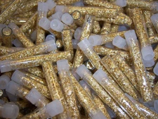 5- 24k Gold Flake in Glass Vials No Liquid