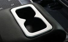 For Nissan Sentra Sylphy 2013-2019Matte Silver Rear Water Cup Holder Panel Trim