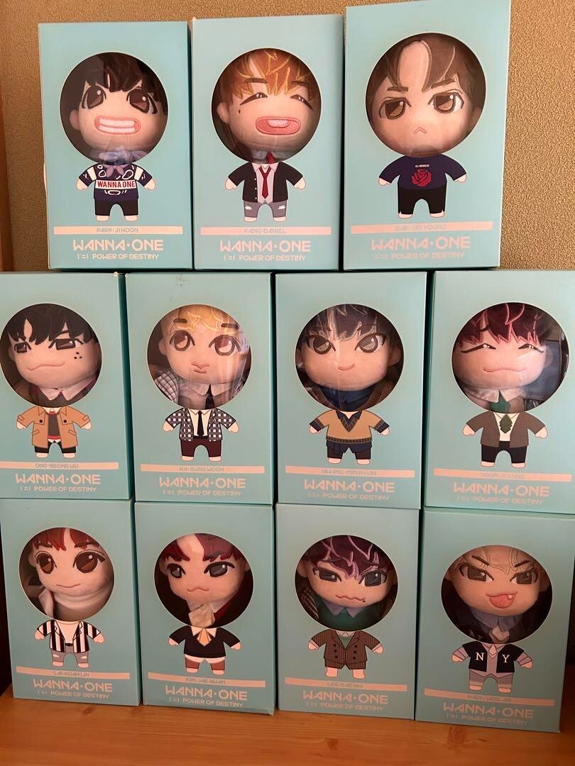 WANNA ONE WINTER STORE OFFICIAL GOODS CHARACTER DOLL plush toy set