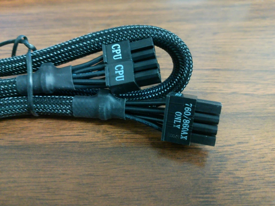 Corsair POWER CABLE 8 pin to 4+4 pin CPU for Type 4, Type 3, AX, HX, TXM series - Image 2 of 3
