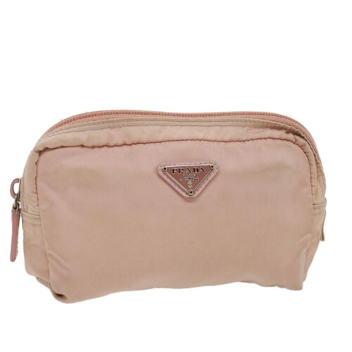 PRADA Pouch Nylon Pink Auth bs7418 - Picture 1 of 18