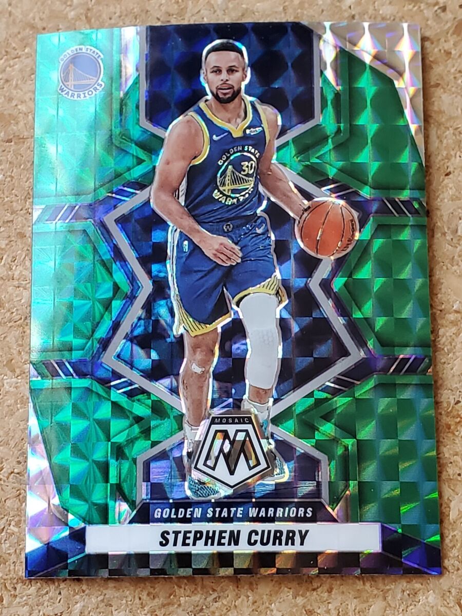 Stephen Steph Curry 2021-22 Panini Mosaic Green Prizm Stephen Steph Curry 2021-22 Panini Mosaic Green Prizm