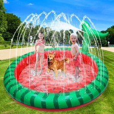 Watermelon Splash Pad for Kids Dogs, 68 Sprin...