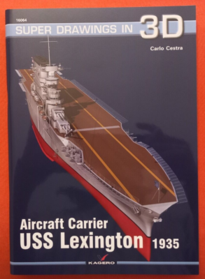 Kagero Super Drawings in 3D 16064 64, Aircraft Carrier USS