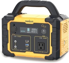 Omnibar 300W Portable Power Station, 294Wh Backup Lithium Battery, 120V/300W AC