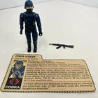 Cobra Officer V1 Straight Arms 100% Complete G.I. Joe 1982 Hasbro Vintage Figure