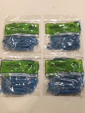 Lot of 4 Packs - Gary Yamamoto Super Hula Grubs Clear with Blue Flake
