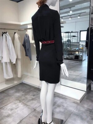 スカート MCQUEEN Wool skirt Black Alexander McQueen Pleated Wool Mini Skirt | Black | FARFETCH