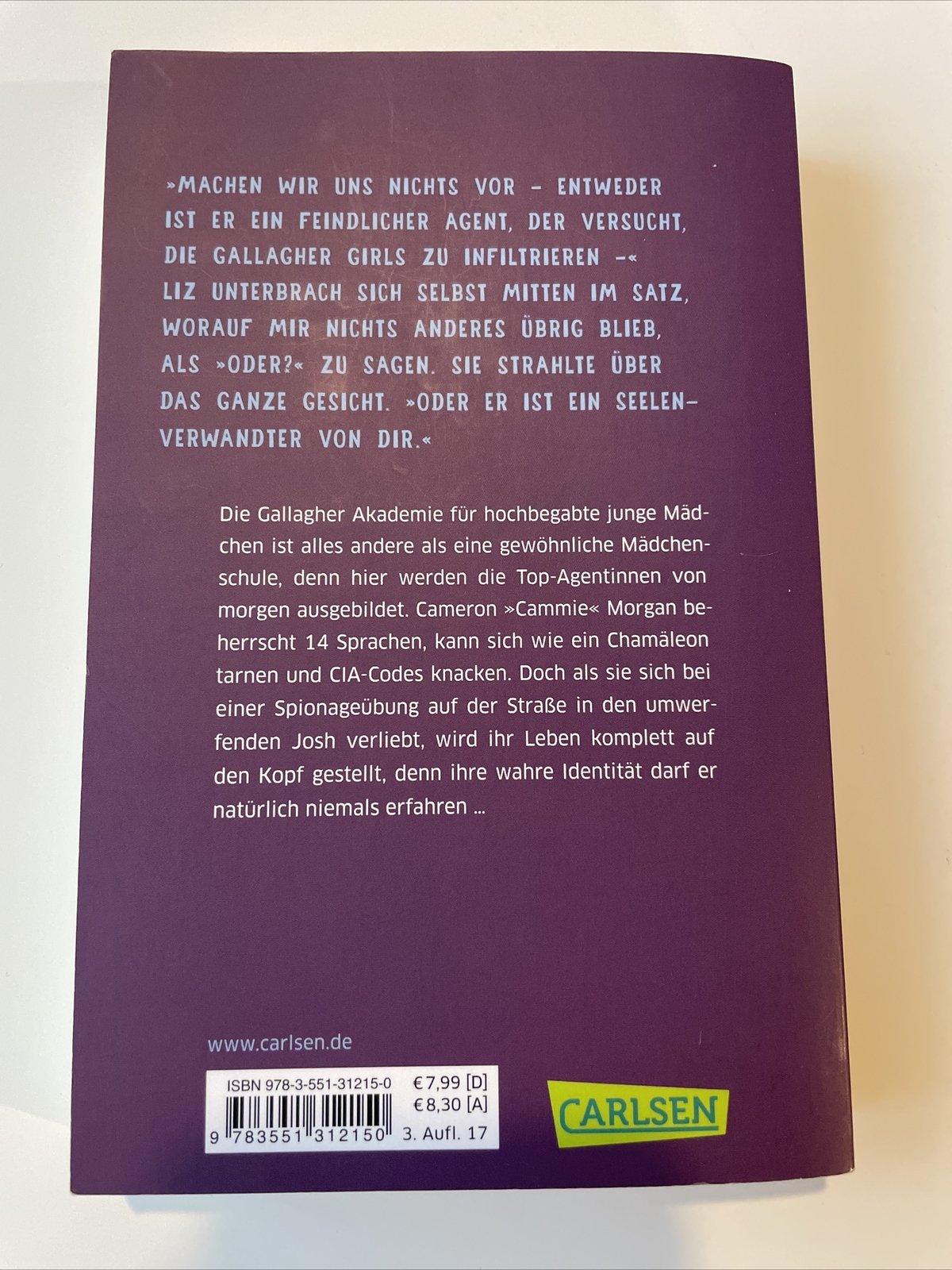 Beste Freunde Küsst Man Nicht Ganzer Film Online Anschauen Spione+k%C3%BCsst+man+nicht+von+Ally+Carter+%282015%2C+Taschenbuch%29