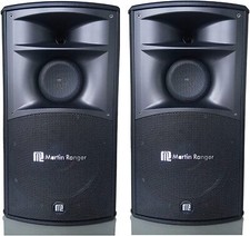 Martin Ranger Stage Music 5 3-way 10" 500w Karaoke Speakers (pair)