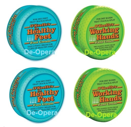 O'KEEFEE'S O'Keeffe's Working Hands Hand Foot Cream Cracked Split Skin Non-Greasy O Keefes