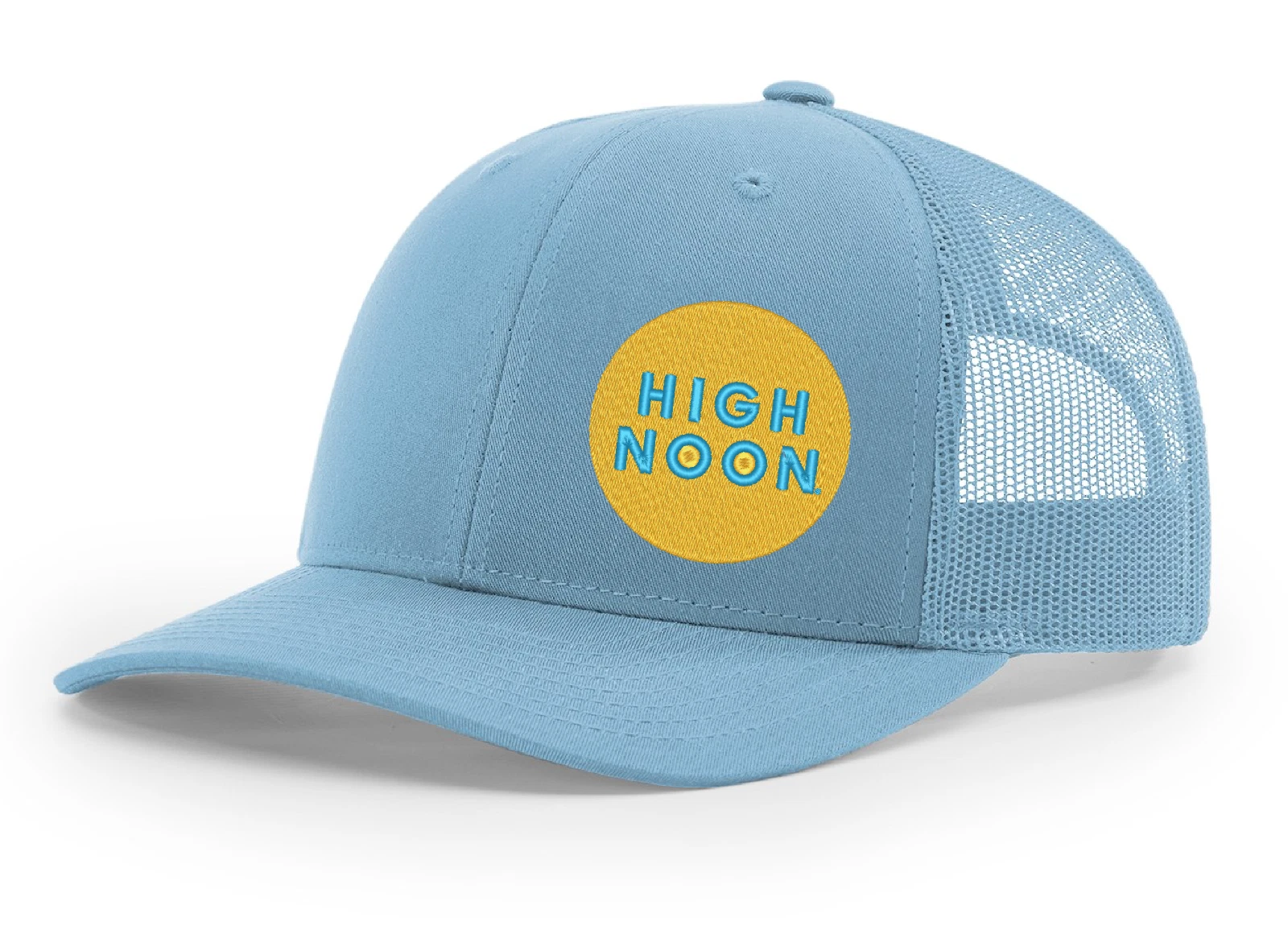 High Noon Hard Seltzer Blue Adjustable Trucker Hat Richardson 112 Snapback New