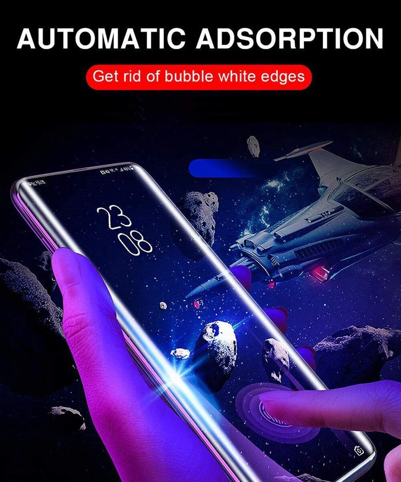 Lote por atacado 100X protetor de tela hidrogel para Galaxy S25 Ultra S24 FE S23 S22 - Imagem 2 de 4