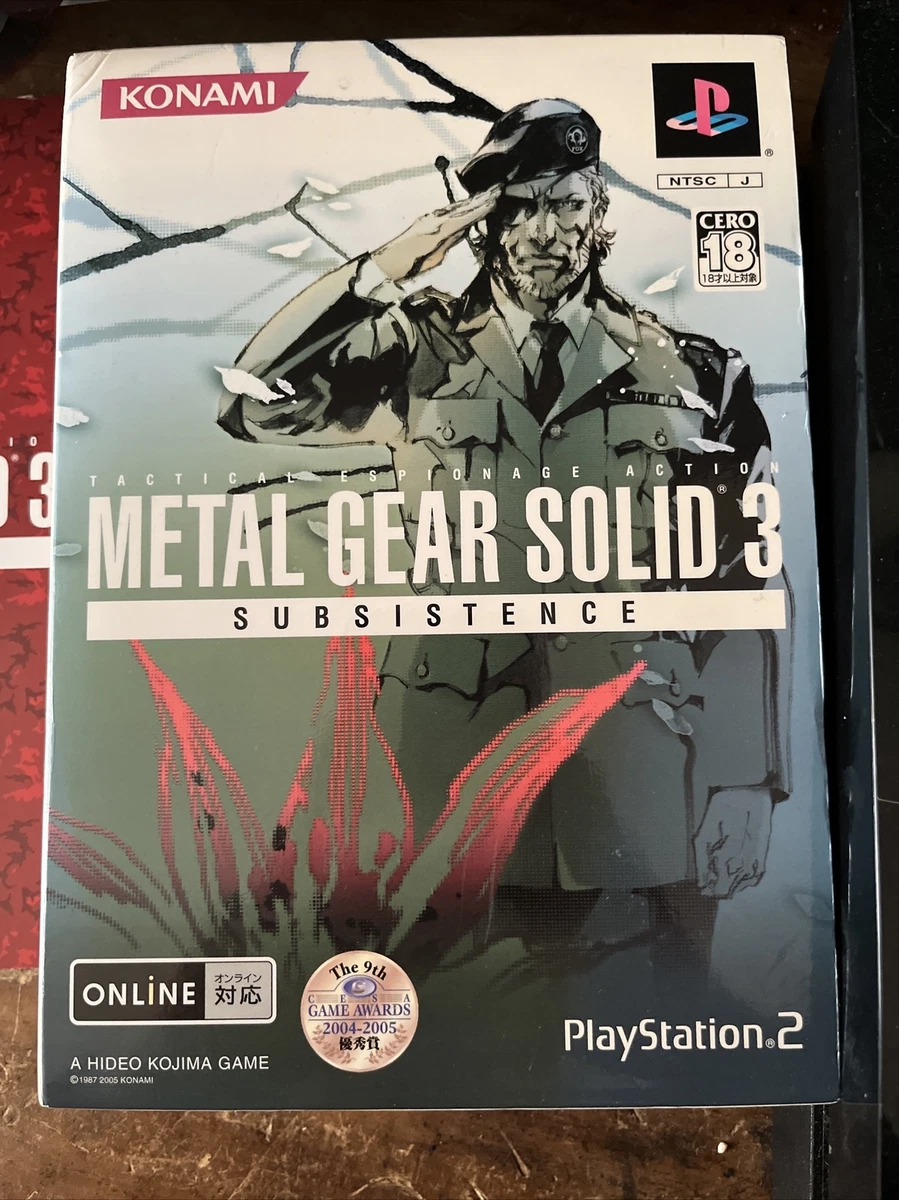 Metal Gear Solid 3: Subsistence NTSC-J (Japan) Video Games for