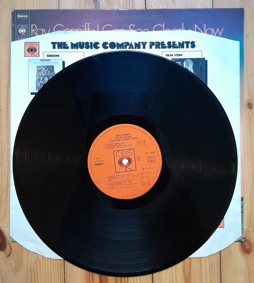 RAY CONNIFF I Can See Clearly Now LP +OIS | NM NM | 1970 Big Band Easy Listening - Bild 3 von 3