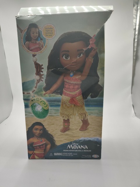 moana adventure doll and necklace