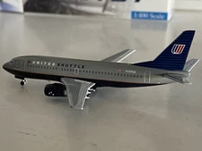 Aeroclassics United Airlines Boeing 737-300 1:400 N398UA ACN398UA Shuttle