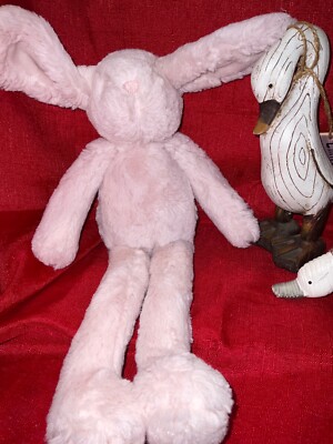 Next Rosa Hase Kaninchen Baby Stofftier lange Beine 13 Zoll Baby Tröster Teddy Plüsch