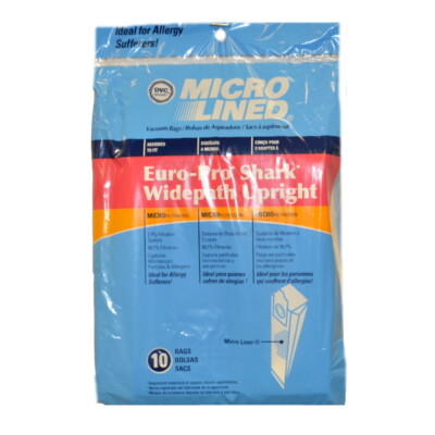 Euro-Pro Shark Widepath Micro Allergen Vacuum Cleaner Bags by DVC