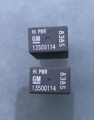 (2pcs) Used GM 4-Pin Relay 13500114 High Power Multi-Use Relay tested (8385) Oem