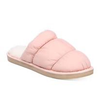 Alfani ESF-12387 Women's Puffer Slide Boxed Slippers, Gray Rose, X-Large 11-12