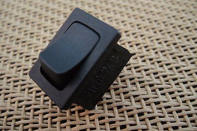 Defond SPST ON-OFF Black Rocker Switch 15A/125V, 7.5A/250V AC / DC 12mm x 19mm