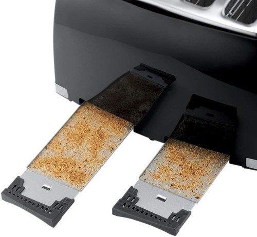 Russell Hobbs Honeycomb 4 Slice Toaster Black 26071 - Picture 5 of 6