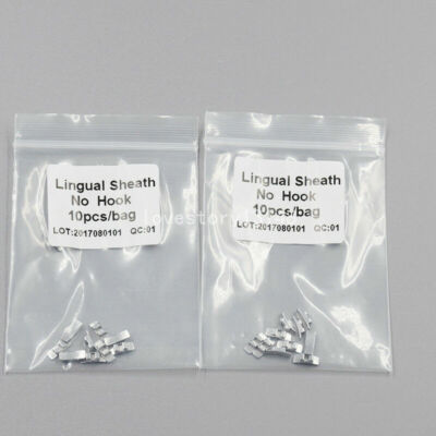 Lot De 10 Gaines Linguales Orthodontiques En Acier Inox - Sans Crochet, Pour Professionnels