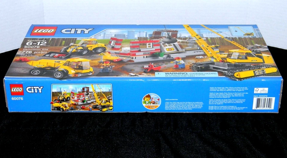 NEW! LEGO CITY 60076 DEMOLITION SITE - SEALED BOX! / CONSTRUCTION CRANE - Image 4 of 4