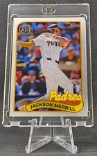 2024 Topps Update Series JACKSON MERRILL RC 1989 Design ROOKIE Card #89US-35