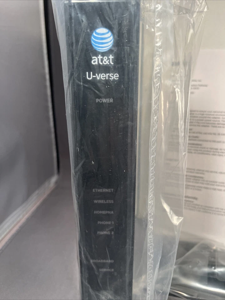 AT&T 2Wire 3801HGV 4-Port 10/100 Wireless G Router 4201-001134-002 - Image 2 of 4