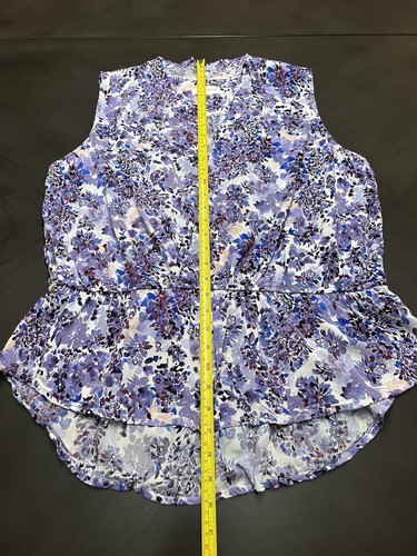 Liz Claiborne wrapped blouse floral xtra large - Picture 10 of 10