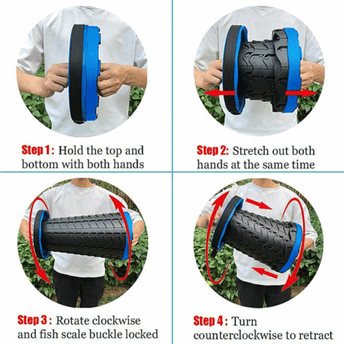 Portable Retractable Telescopic Folding Stool Seat Camping Fishing Travel Chairs - Picture 9 of 18
