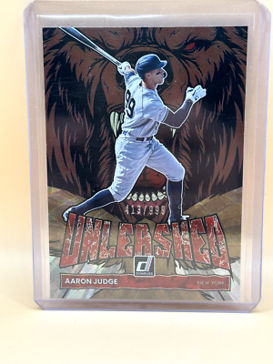 2022 Donruss #UL-12 Aaron Judge /999 Unleashed Silver Insert MVP!