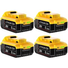 For DeWalt 20V 20 Volt Max XR 8.0AH Lithium Ion Battery DCB206-2 DCB205-2