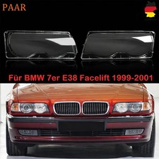 F�r BMW E38 7er Facelift 1999-2001 Paar Scheinwerferglas Geh�use Streuscheibe