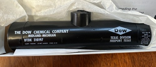 Red Caboose HO Kit #RC-3008-4 Type 103 W 10,000 Gallon Tank Car Dow Chem NIB NY - Picture 3 of 4