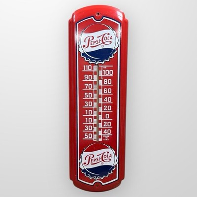 Vintage Coca-Cola Thermometer Sign - Retro Wall Decor Collectible (27  x 8 )