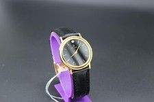 Bulova 1979 Black Dial Diamond Accent Dress Watch – Gold Tone – Quartz