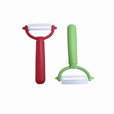 Dorytop Vegetable Potato Peelers for Kitchen,2 Pcs 5.19*3.14", Red,Green