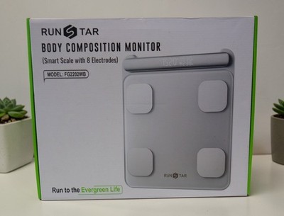 Run Star Body Composition Monitor Smart Scale with 8 Electrodes Model - FG2202WB