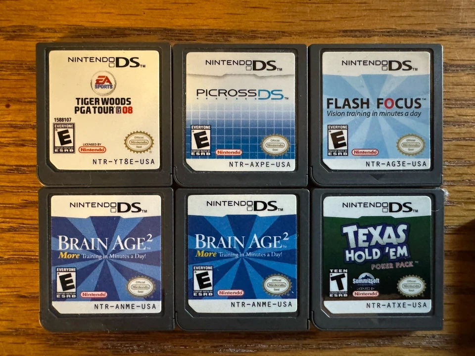 Комплект из 9 игр DS, 3DS и GBA Total Picross DS Super Monkey Ball Jr Sega 3D - Изображение 3 из 4