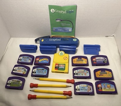 Lot Of 12 Leap Frog Leap Pad 1 Pre K - 1 Learning & Game Cartridges Leap Light