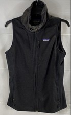 Patagonia Women's Performance Better Sweater Vest Black Full Zip Fleece Sz M