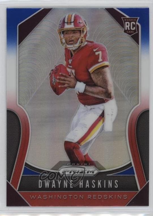 2019 Panini Prizm Rookies Red White & Blue Prizm Dwayne Haskins #303 3tb