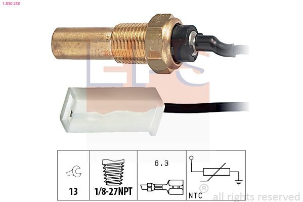 EPS 1.830.250 Sensor, KüHlmitteltemperatur FüR Land Rover MG Rover-image