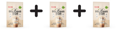 3 x Nutrend Delicious Vegan, Latte Macchiato - 450g (44,41 EUR/kg)