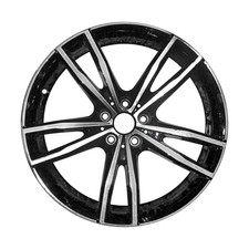 Refurbished Machined and Painted Gloss Black Front Aluminum Wheel 19 x 8